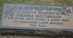 BUITENDACH Elizebeth Magarieta Johanna 1854-1923