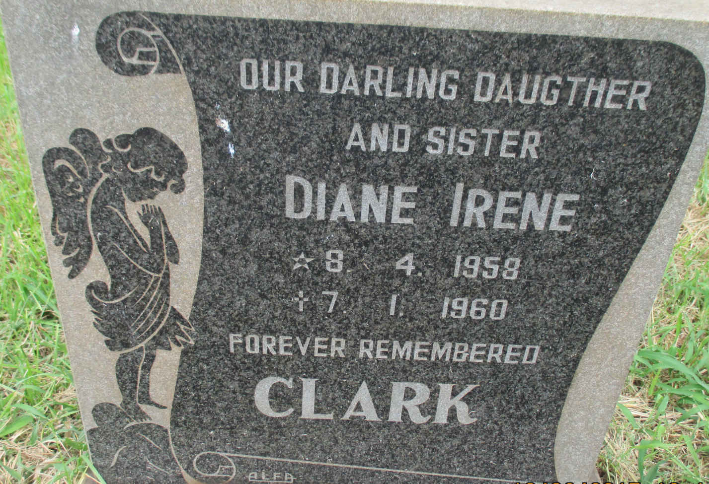 CLARK Diane Irene 1958-1960