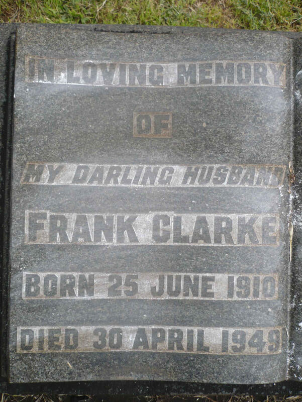 CLARKE Frank 1910-1949