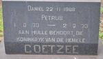 COETZEE Daniel -1968 :: COETZEE Petrus 1973-1973