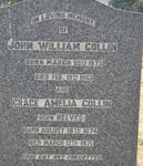 COLLIN John William 1873-1953 & Grace Amelia REEVES 1874-1971
