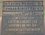 DAVIES Edward Albert 1887-1917
