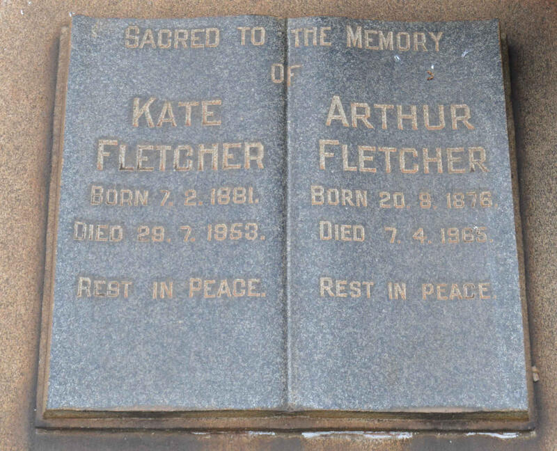 FLETCHER Arthur 1876-1965 & Kate 1881-1953