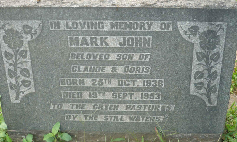 JOHN Mark 1938-1953