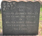 HOEHLER Rudolph Johannes 1862-1930 :: HOEHLER Walter George 1872-1940