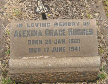 HUGHES Alexina Grace 1880-1941