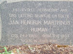 HUMAN Jan Hendrik Marthinus 1949-1950