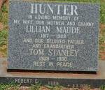 HUNTER Tom Stanley 1909-1990 & Lillian Maude 1917-1988 :: HURN Robert C. -1935