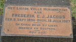 JACOBS Frederik C.J. 1896-1927