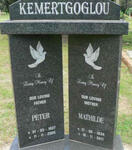 KEMERTGOGLOU Peter 1927-2005 & Mathilde 1934-2011
