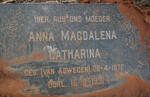 KOK Anna Magdalena Catharina nee VAN ASWEGEN 1872-1931