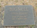 BIGNELL Colin Dudley 1918-1940