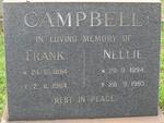 CAMPBELL Frank 1884-1964 & Nellie 1894-1993