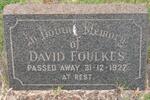 FOULKES David -1927