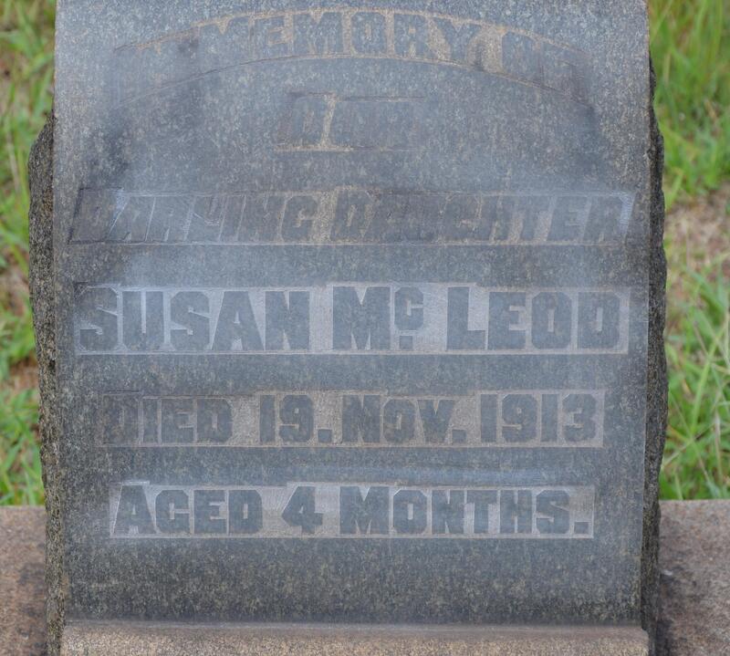 McLEOD Susan -1913