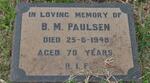 PAULSEN B.M. -1948