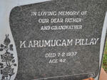 PILLAY K. Arumugam -1937