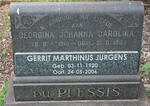PLESSIS Gerrit Marthinus Jurgens, du 1920-2006 & Georgina Johanna Carolina 1915-1958