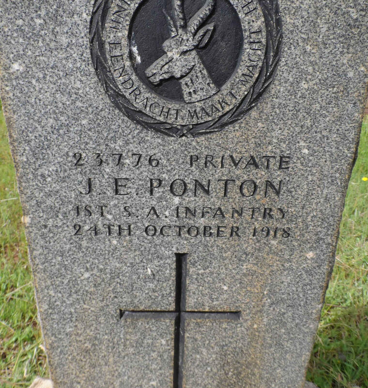 PONTON J.E. -1918