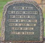 HALL John 1851-1915