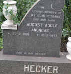 HECKER August Adolf Andreas 1901-1977