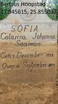 SAAIMAN Sofia Catarina Johanna 1844-1889