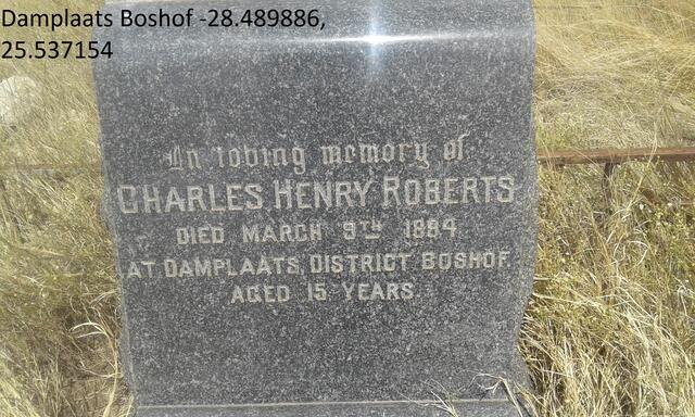 ROBERTS Charles Henry -1894
