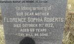 ROBERTS Florence Sophia -1922