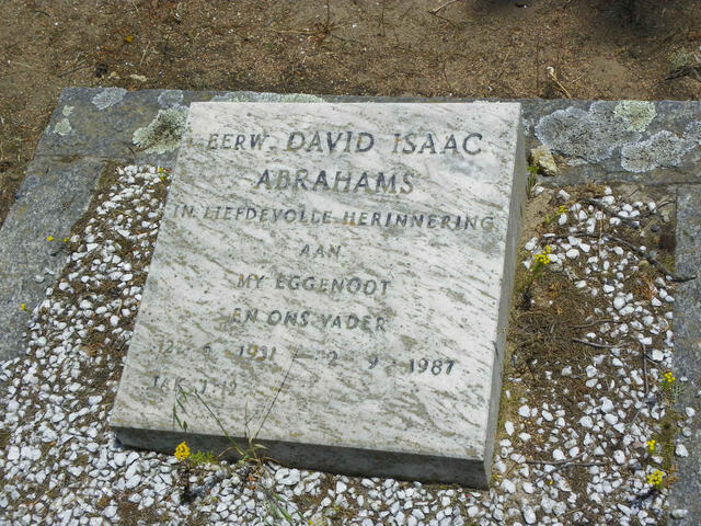 ABRAHAMS David Isaac 1931-1987