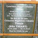 COLOMBO Lawrence Olivari 1932-1998 & Catharina Magdalena THIART 1935-2010