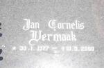 VERMAAK Jan Cornelis 1927-2000