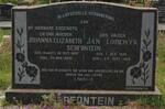 SERFONTEIN Jan Lodewyk 1885-1968 & Johanna Elizabeth SWART 1889-1948