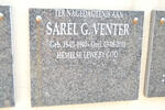 VENTER Sarel G. 1940-2011