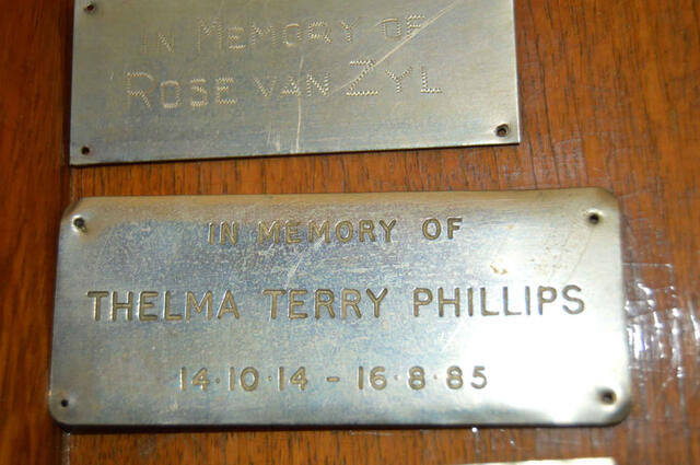 PHILLIPS Thelma Terry 1914-1985