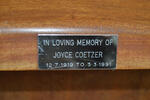 COETZER Joyce 1919-1991