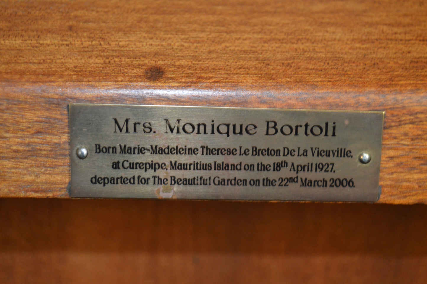 BORTOLI Monique 1927-2006