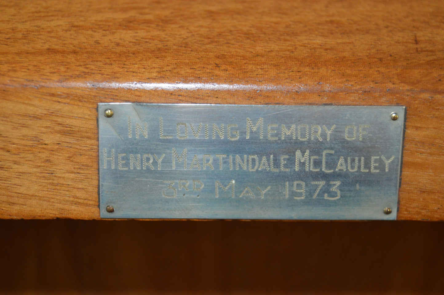 McCAULEY Henry Martindale -1973