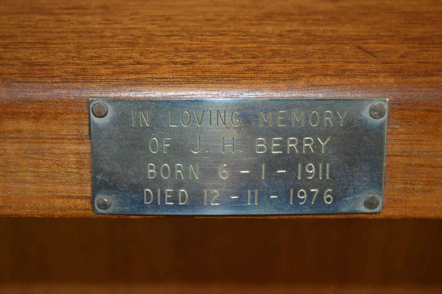 BERRY J.H. 1911-1976