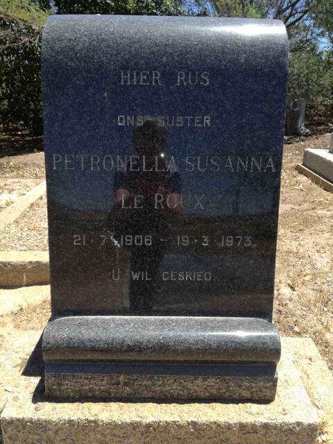 ROUX Petronella Susanna, le 1906-1973
