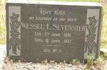 SEVENSTER Wessel L. 1891-1957