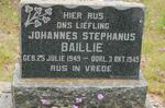 BAILLIE Johannes Stephanus 1949-1949