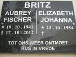 BRITZ Aubrey Fischer 1941-2012 & Elizabeth Johanna 1954-