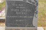 BOTHA Maria Louisa nee ALBERTS 1876-1967