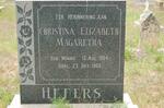 HEFERS Christina Elizabeth Magaretha nee MINNIE 1904-1968