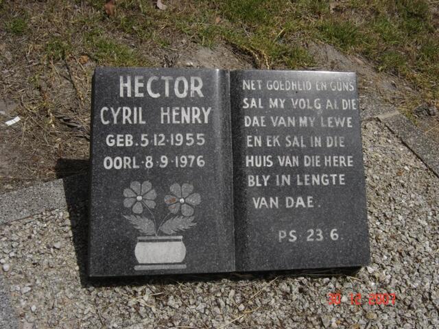HECTOR Cyril Henry 1955-1976