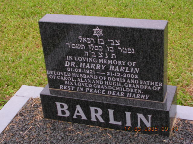 BARLIN Harry 1921-2003