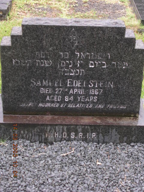 EDELSTEIN Samuel -1967