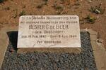 BEER Hester C., de nee BISSCHOFF 1887-1949