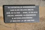 SMUTS Elsie Helena 1932-2016
