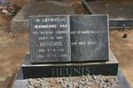 HEUNIS Hendrik 1911-1988